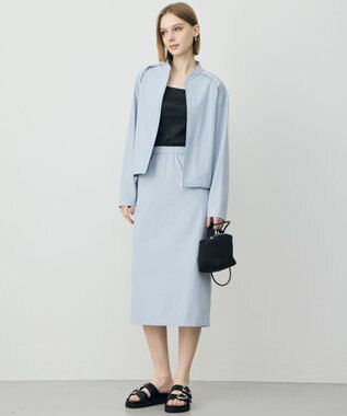 ICB L 【先行予約】 アトラストリコット ナロースカート サックスグレー