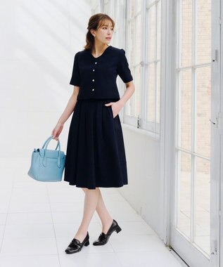 Tiaclasse 【安田美沙子さん着用】リボンローファー ブラック