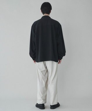 WEGO トロミBIGシャツ ブラック