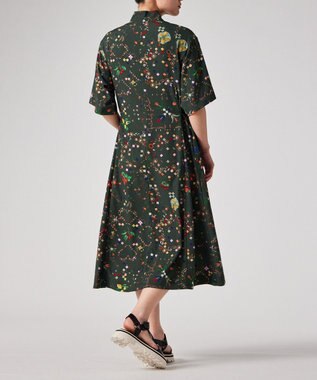 Paul Smith Keepsakeプリント ワンピース カーキ