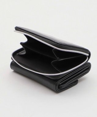 WEGO フリルデザインハートメタルウォレット ブラック