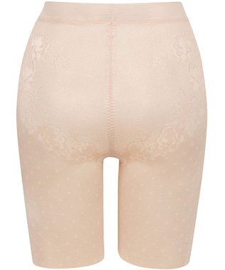 Wing ガードル 夏の汗ムレから解放 おなか押さえ ヒップアップ ウエストくいこみにくい 【ときはなつパンツ】 ロング丈 KQ2714 ウイング／ワコール ベージュ