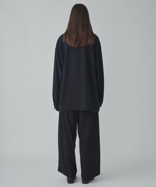 WEGO トロミBIGシャツ ブラック