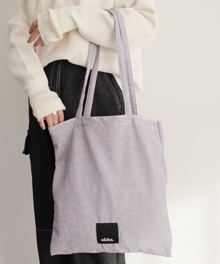 CRAFT STANDARD BOUTIQUE 【追加】akha.ラメトートバッグ Light Pink