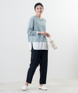 ONWARD Reuse Park 【23区】ニット春夏 グリーン