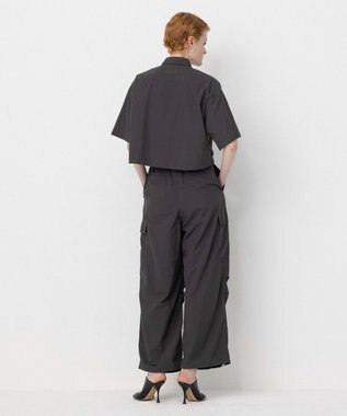 NAVE 【ReNAVE・洗える/撥水加工/接触冷感/UVケア/セットアップ】ナイロンタスラン カーゴパンツ グレー系