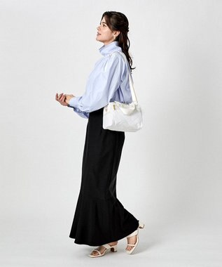 LeSportsac MINI SATCHEL BAG/ピュアホワイトキルト ピュアホワイトキルト