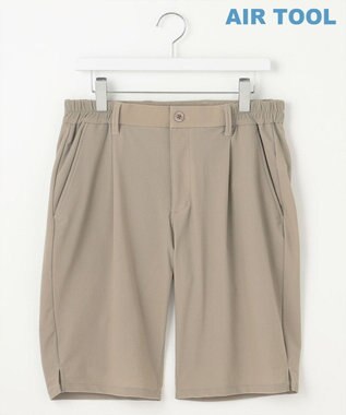 【MEN】機能に優れた新素材「AIR TOOL」ワンタックショートパンツ
