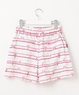 23区GOLF WEB限定【WOMEN】ウェーブロゴプリント ショートパンツ ピンク系5