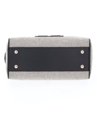 LANVIN en Bleu ヴィジュキャンバス 2wayボストンバッグ ブラック