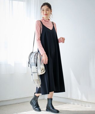 ANY L シアータートルネック ダスティピンク