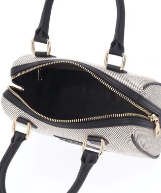 LANVIN en Bleu ヴィジュキャンバス 2wayボストンバッグ ブラック