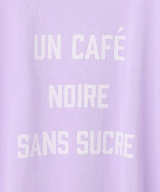 23区 【SLOW/洗える】ロゴ Tシャツ ライラック系