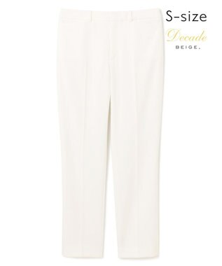 BEIGE， 【S-size】LUIZA / クロップドパンツ White