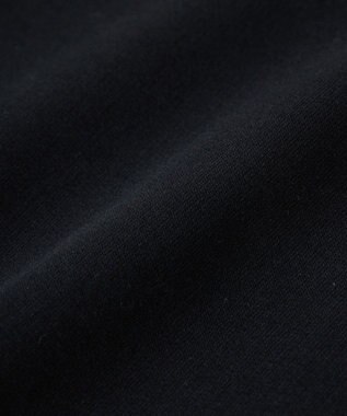 Green Parks スティッチ／メタルプリントクロップドミニ裏毛プル Black