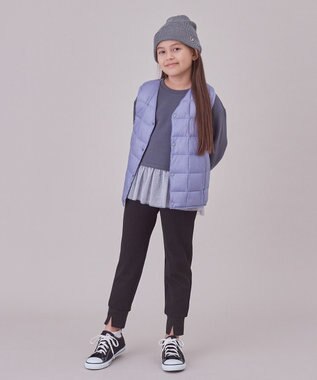 UNFILO 【110-150cm】最愛ジョグパン(UNISEX) ブラック