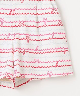 23区GOLF WEB限定【WOMEN】ウェーブロゴプリント ショートパンツ ピンク系5