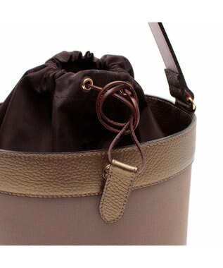 A.D.M.J. 【ファブリック】オフィサー/イアリアンファブリックバケットショルダートートS サハラ