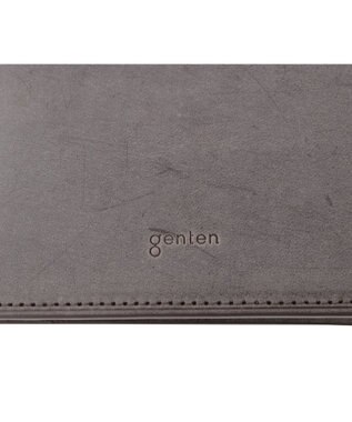 genten プレッソ 2つ折り財布 ダークブラウン