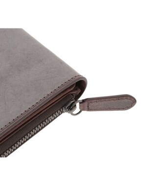 genten プレッソ 2つ折り財布 ダークブラウン