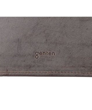 genten プレッソ 2つ折り財布 ダークブラウン