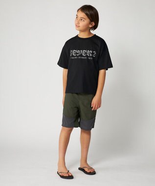 OP／FILA 【SEVEN2】バックプリントTシャツ ブラック