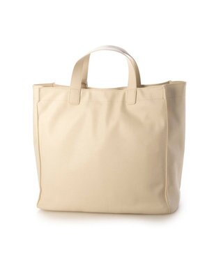UNBILLION カシュカシュ cachecache / ガーメント合皮ショッパートートバッグ アイボリー