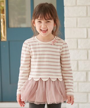 シャラシャラビーズ長袖Tシャツ / any FAM KIDS | ファッション通販  