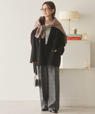 AMERICAN HOLIC オーバーサイズダブルジャケット Black