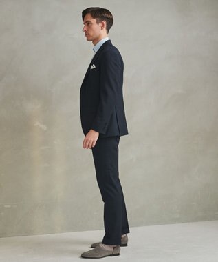 GOTAIRIKU 新色追加/セットアップ対応【ウォッシャブル/シワになりにくい/ストレッチ】ウォッシャブル ウールジャケット(25年モデル) ネイビー系