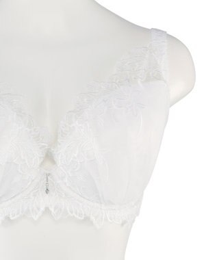 San-ai Resort（三愛水着楽園） 【エレガントコレクションPremium2312】単品ブラHIカップ ホワイト