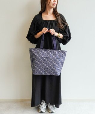 ACE BAGS & LUGGAGE hiromichi nakano フェズリ トートバッグ  17524 ヒロミチナカノ ネイビー（ジオメトリック）