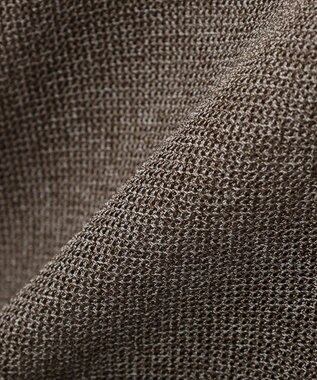 YECCA VECCA 　裾ドロストメッシュシャツ Gray Mixture