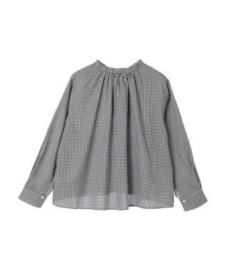 AMERICAN HOLIC イージーケア２ＷＡＹボウタイブラウス Gingham Check