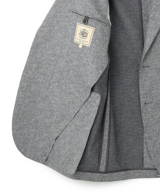 J.PRESS MEN 【NEW STAGE】 KASURI DYEING メッシュ ジャケット ライトグレー系