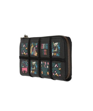 ANNA SUI ブルーム Lファスナー長財布 クロ