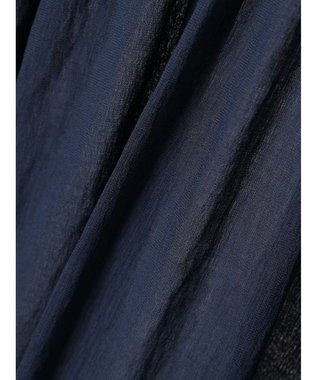 CRAFT STANDARD BOUTIQUE ウ゛ィンテージボイル袖シャーリングワンピース Deep Blue