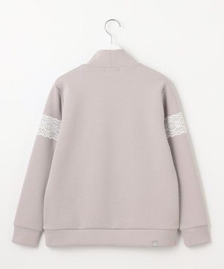 23区GOLF 【WOMEN/EC限定】レース柄 モックネック トレーナー ベージュ系