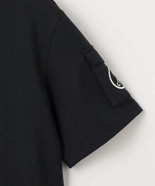 PW CIRCULUS 【MEN】【ストレッチ】ポケット モックネック シャツ ブラック