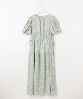 Feroux サマープリント ワンピース ライトグリーン系1