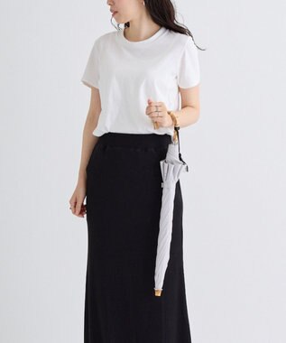 MOONBAT 【WEB限定】LANVIN en Bleu 晴雨兼用 折りたたみ傘 長傘(2WAY) プレーン×ロゴ刺繍 一級遮光 遮熱 UV キャメル