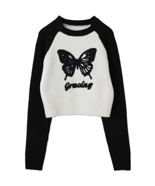 WEGO フラッフィーラグランちびニット ホワイト