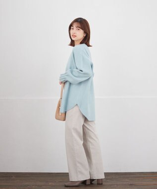 Tiaclasse コーデュロイパンツ ライトグレー