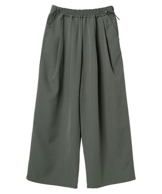 Green Parks ・ＥＬＥＮＣＡＲＥ　ＤＵＥ　ウエストドロストパンツ Khaki