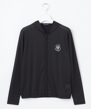 23区GOLF 真夏ゴルフにも最適【WOMEN】【UVケア】３０Ｄカノコ インナーパーカ ブラック系