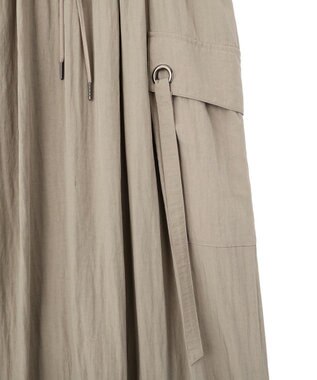 YECCA VECCA 【UVカット/遮熱/接触冷感】COOLカーゴキャミワンピース Charcoal Gray