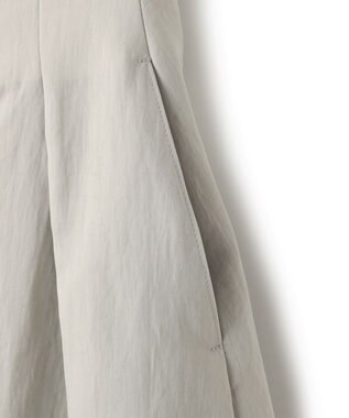 uncrave ヴィンテージタフタ フレアスカート ライトグレー