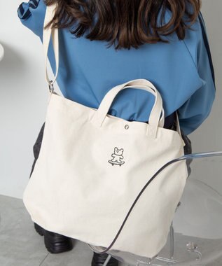 WEGO 2wayキャンバストート 柄14