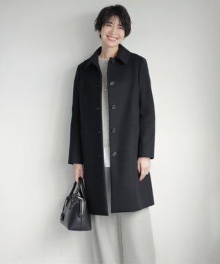 J.PRESS LADIES リングデザインパール ネックレス シルバー系