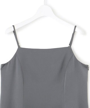 23区 【APPLAUDIR】ブライトフラワーレースコンビ ドレス スレートグレー系